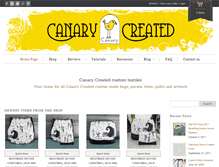 Tablet Screenshot of canarycreated.com